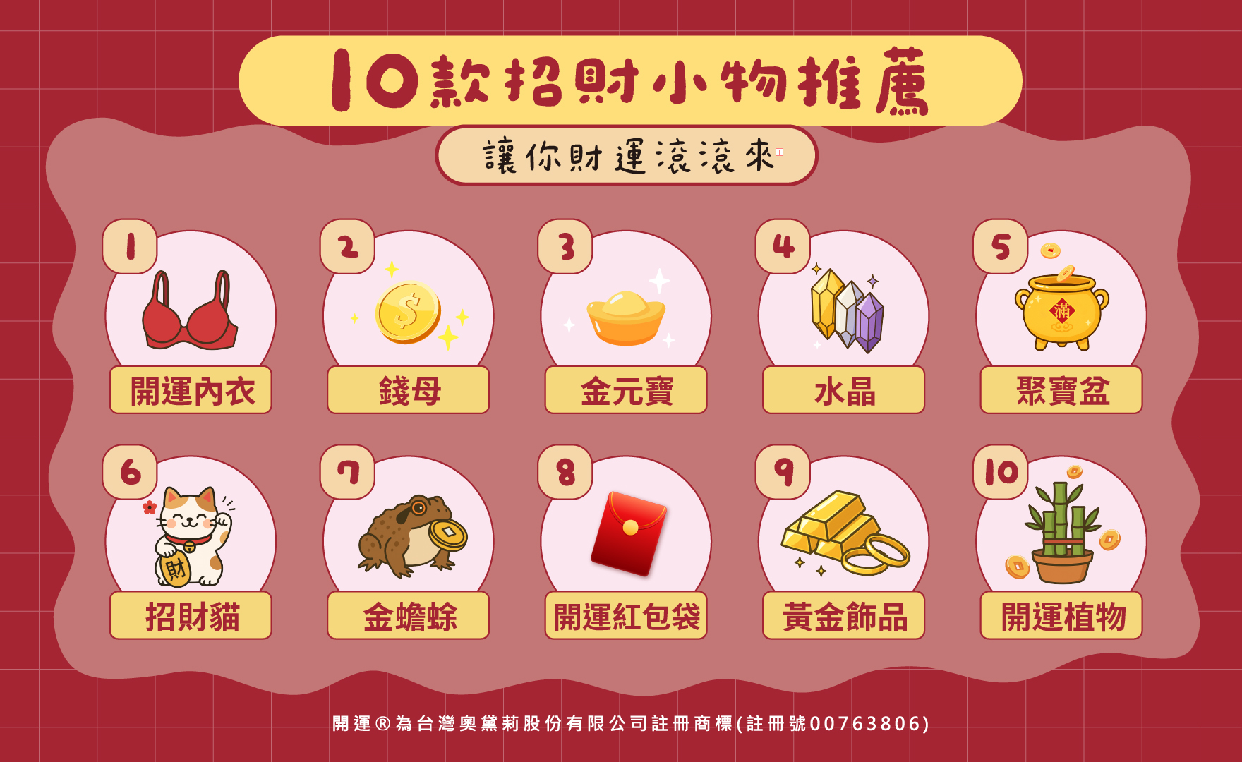 2026必備10款招財小物！火馬年招財小物挑選方法與求錢母步驟一次看| EASY SHOP台灣國民內衣店