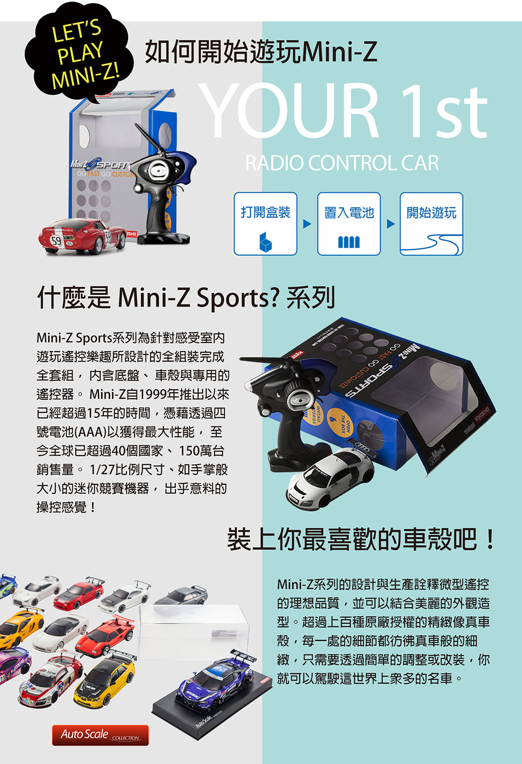 Mini-Z Sports新手入門 | SJHOBBY