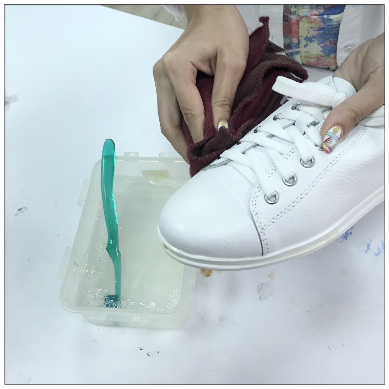 [分享] 小白鞋保养步骤大公开