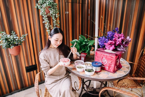 美妝部落客安啾吃月子餐