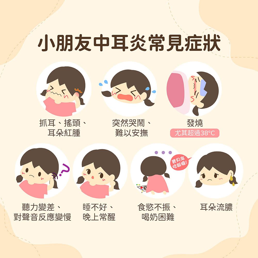 為什麼小孩特別容易中耳炎？原因、症狀與5大照護重點｜BabyLike | 媽咪拜MamiBuy